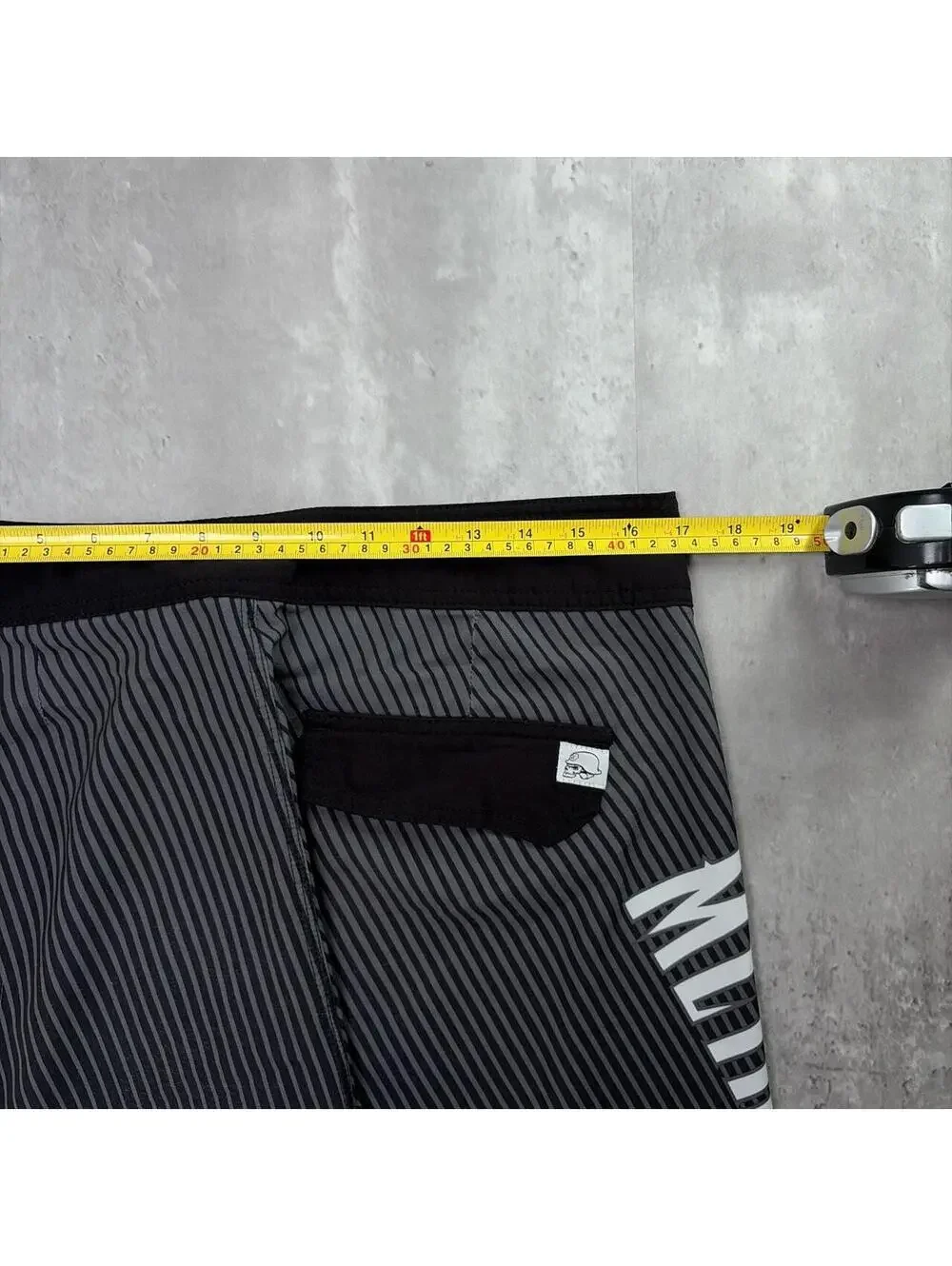 Y2K Black Metal Mulisha Surf Grunge Baggy Board Shorts